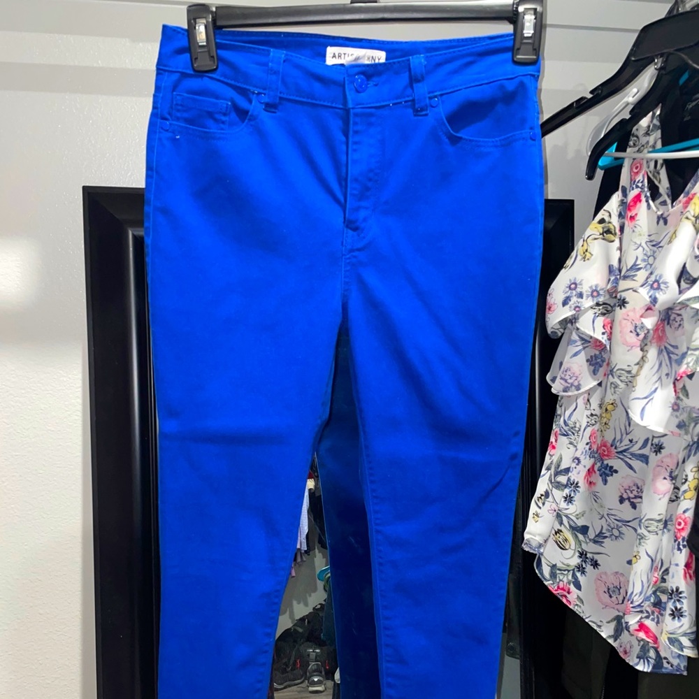 Royal Blue Skinny Pants